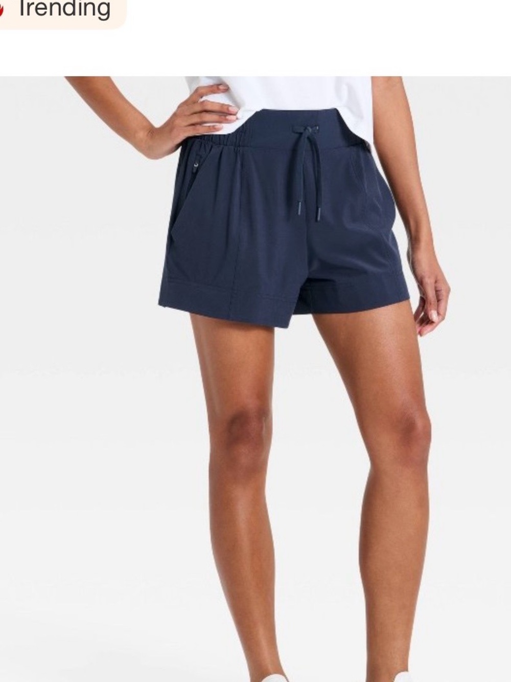 all in motion Navy Drawstring Athletic Shorts